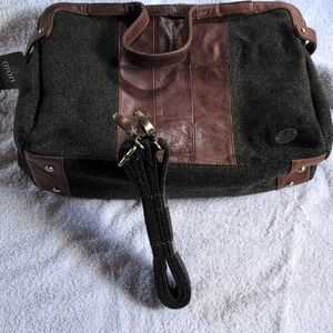 Olive and Brown Women's Bag